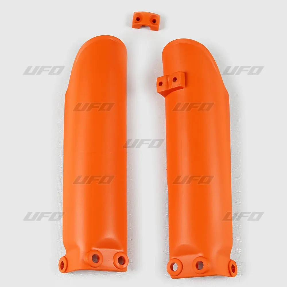 UFO kryty předních tlumičů KTM SX 65 02-25, HUSQVARNA TC 65 24-25, GAS GAS MC 65 21-26, barva oranžová (UFO kryty předních tlumičů KTM SX 65 02-25,)