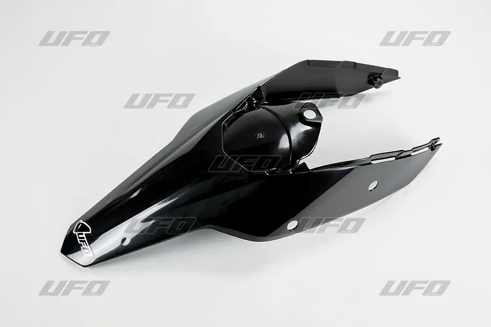 UFO zadní blatník KTM EXC 08-11 se zadními boky barva černá (UFO zadní blatník KTM EXC 08-11 se zadními boky barva černá)