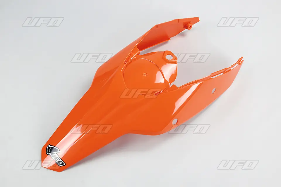 UFO zadní blatník KTM EXC 08-11 se zadními boky barva oranžová (UFO zadní blatník KTM EXC 08-11 se zadními boky barva oranžová)