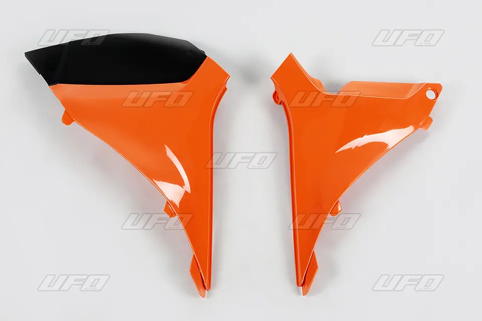 UFO kryty vzduchového filtru KTM SX '11, SXF '11-'12 barva oranžová (UFO kryty vzduchového filtru KTM SX '11, SXF '11-'12 barva oranžová)