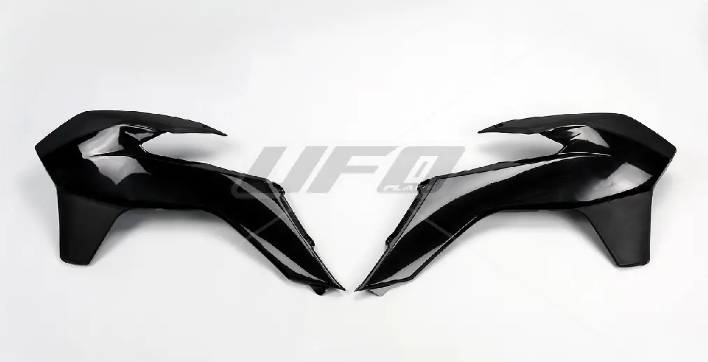 UFO kryty chladiče KTM SX/SXF 13-15, EXC 14-15 barva černá (UFO kryty chladiče KTM SX/SXF 13-15, EXC 14-15 barva černá)
