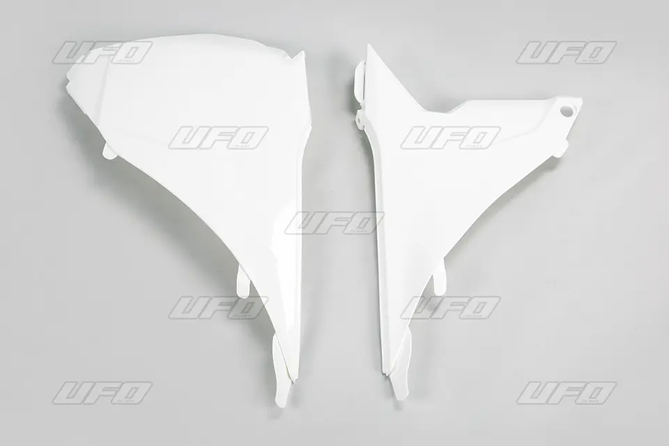 UFO kryty vzduchového filtru KTM SX '13-'16, SXF '13-'15 barva bílá (UFO kryty vzduchového filtru KTM SX '13-'16, SXF '13-'15 barva bílá)