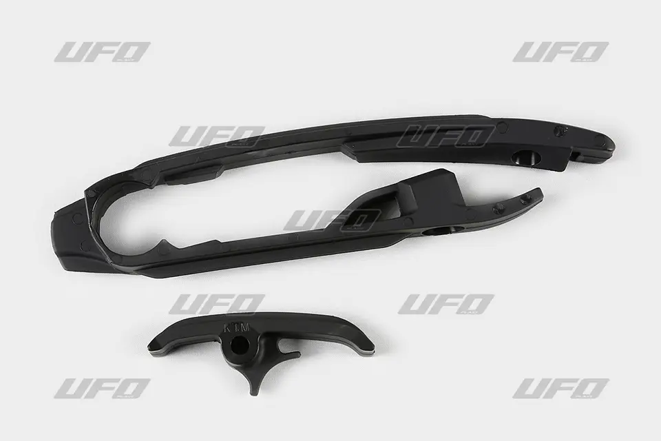 UFO kluzák řetězu (malý i velký) KTM SX/SXF 16-22, (kromě SX 250 16), barva černá (UFO kluzák řetězu (malý i velký) KTM SX/SXF 16-22, (kromě SX 250)