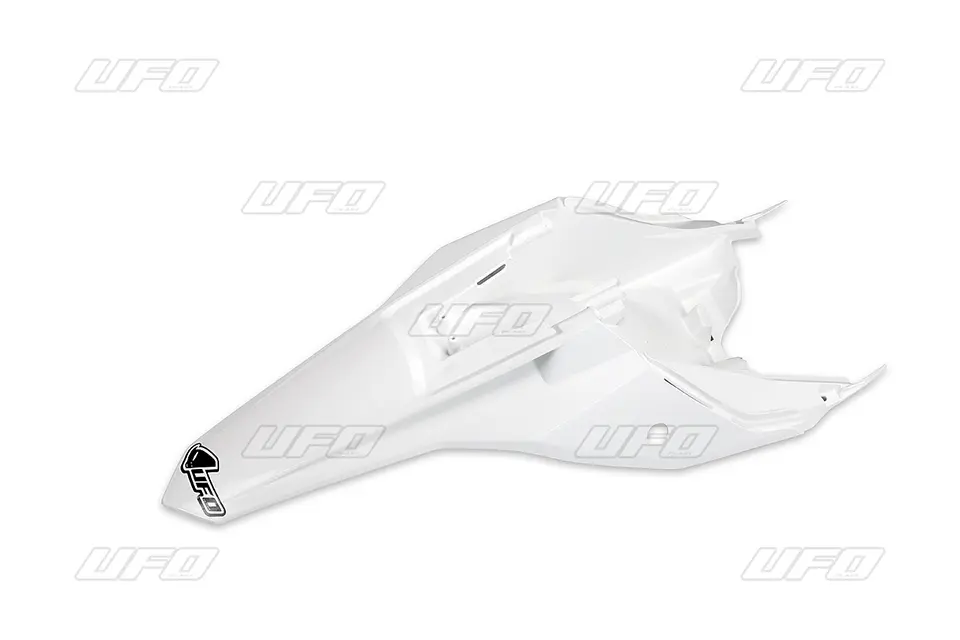 UFO blatník zadní KTM SX 65 16-23, GAS GAS MC 65 21-23, se zadními boky barva bílá - nahrazuje GG07104041 (UFO blatník zadní KTM SX 65 16-23, GAS GAS)