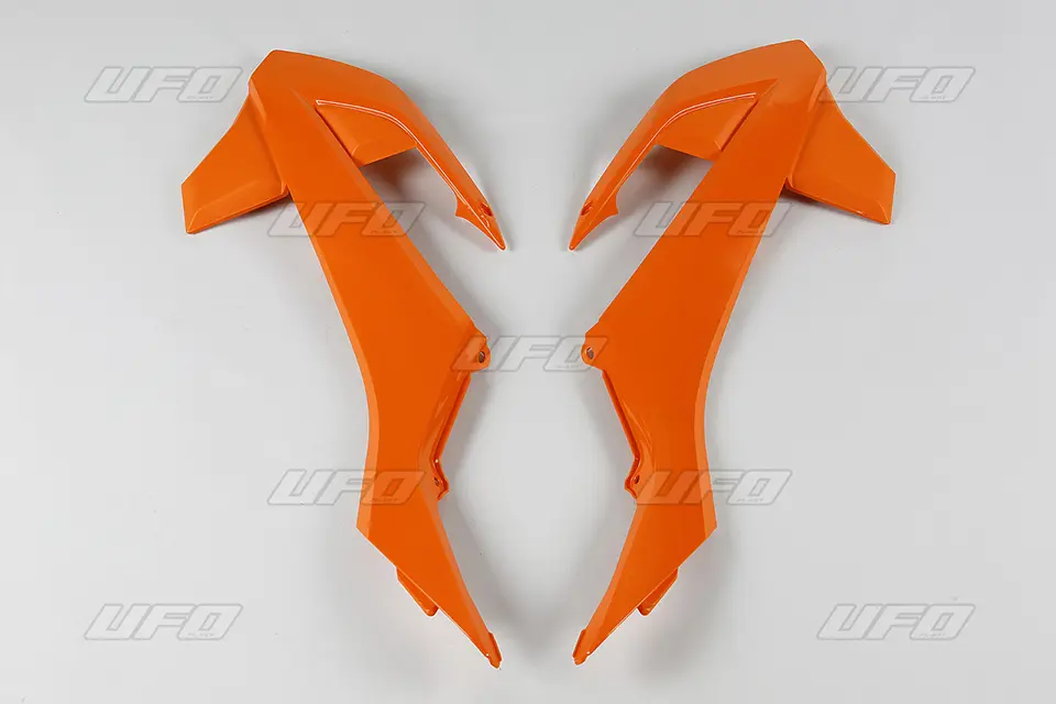 UFO kryty chladiče KTM SX 65 16-18 barva oranžová (UFO kryty chladiče KTM SX 65 16-18 barva oranžová)