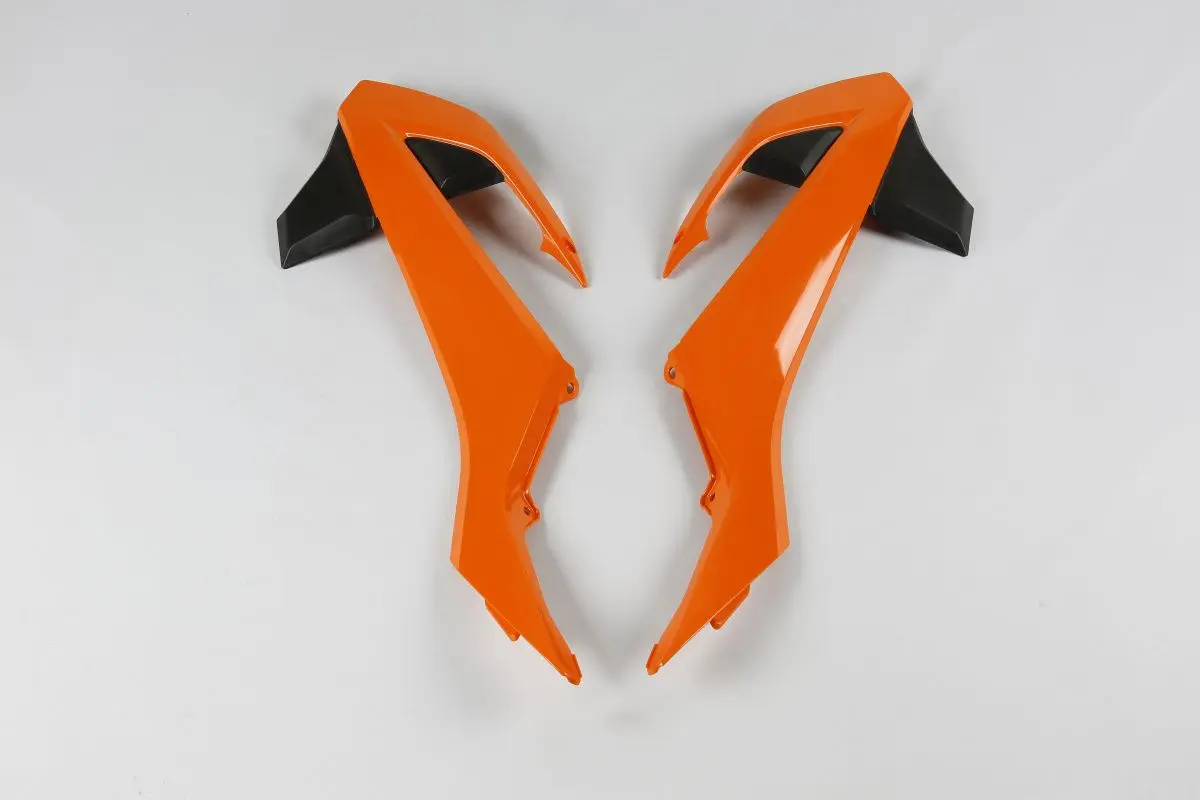 UFO kryty chladiče KTM SX 65 16-22, barva 16 i 18 (oranžová/černá) (UFO kryty chladiče KTM SX 65 16-22, barva 16 i 18 (oranžová/černá))