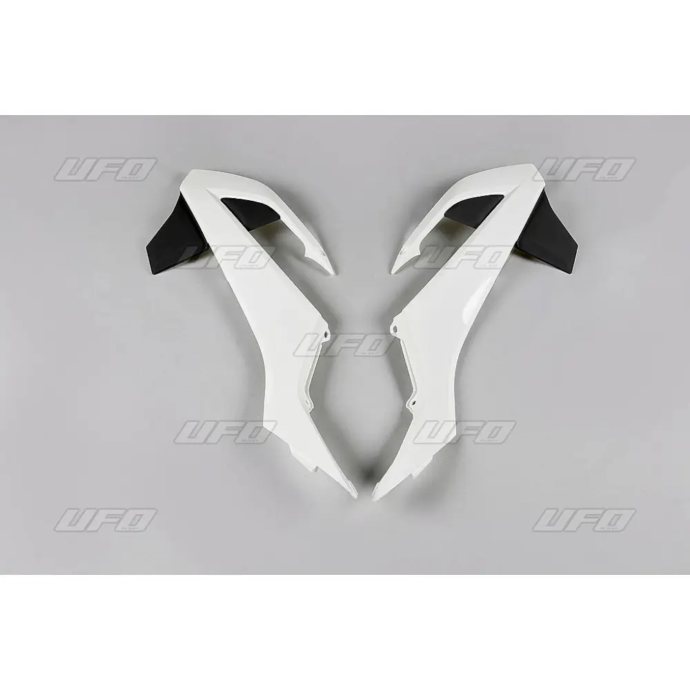 UFO kryty chladiče KTM SX 65 16-22 barva OEM 17 (bílá/černá) (UFO kryty chladiče KTM SX 65 16-22 barva OEM 17 (bílá/černá))
