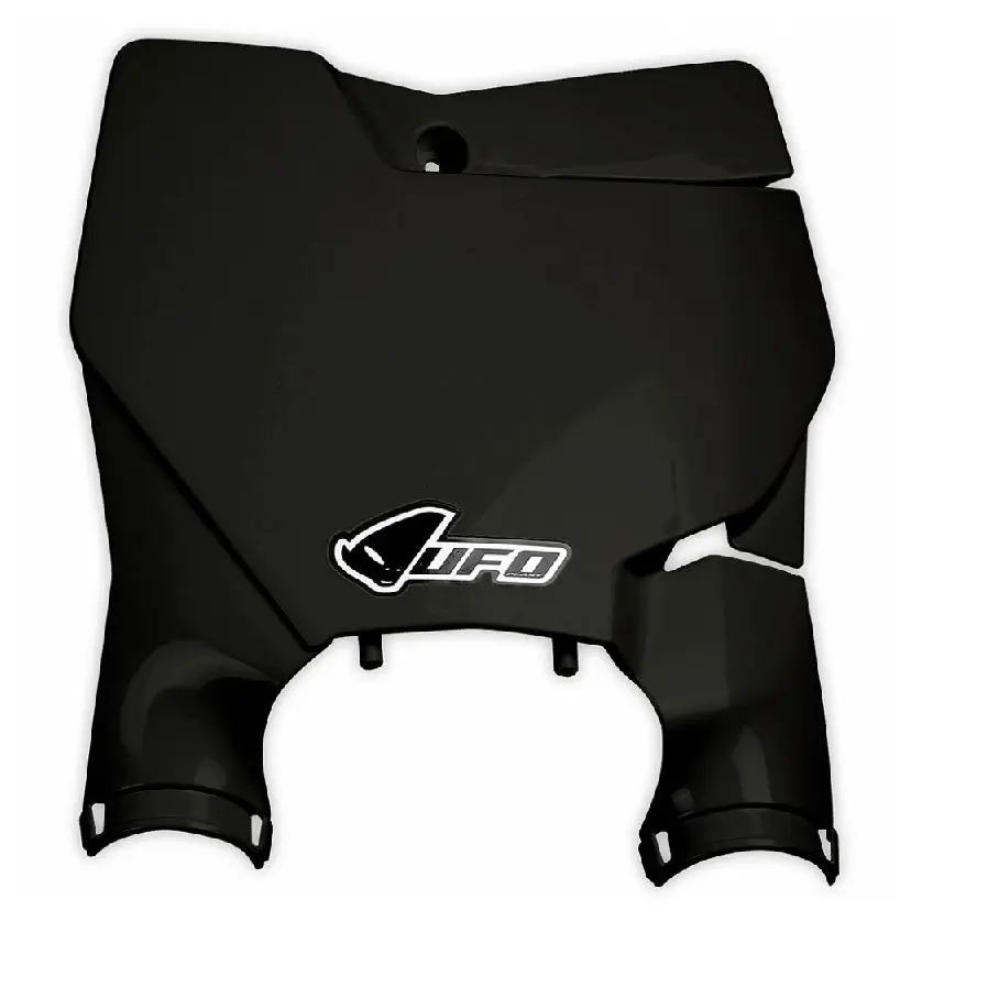 UFO tabulka na startovací číslo KTM SX/SXF 16-22, (kromě SX 250 16) barva černá (s kryty tlumičů) (UFO tabulka na startovací číslo KTM SX/SXF 16-22,)