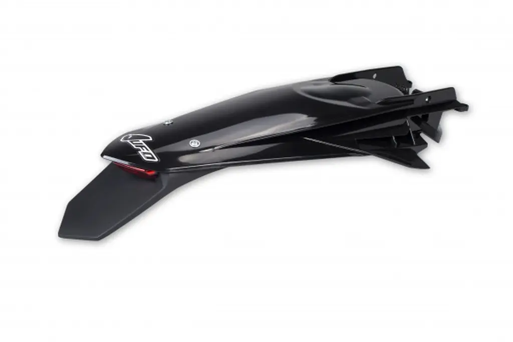 UFO blatník zadní KTM EXC 125 20-21, EXC/EXCF(EXC-F) 150/250/300/350/450/500 TPI 20-2023 barva černá ( ENDURO se světlem LED ) (UFO blatník zadní KTM)