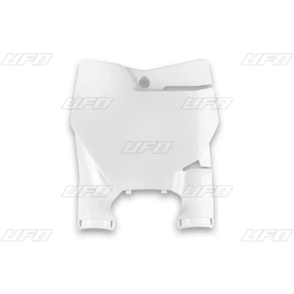 UFO tabulka na startovací číslo KTM SX 85 18-26 barva bílá 2020-2026 (s kryty tlumičů) - nahrazuje GG07117041 (UFO tabulka na startovací číslo KTM SX)