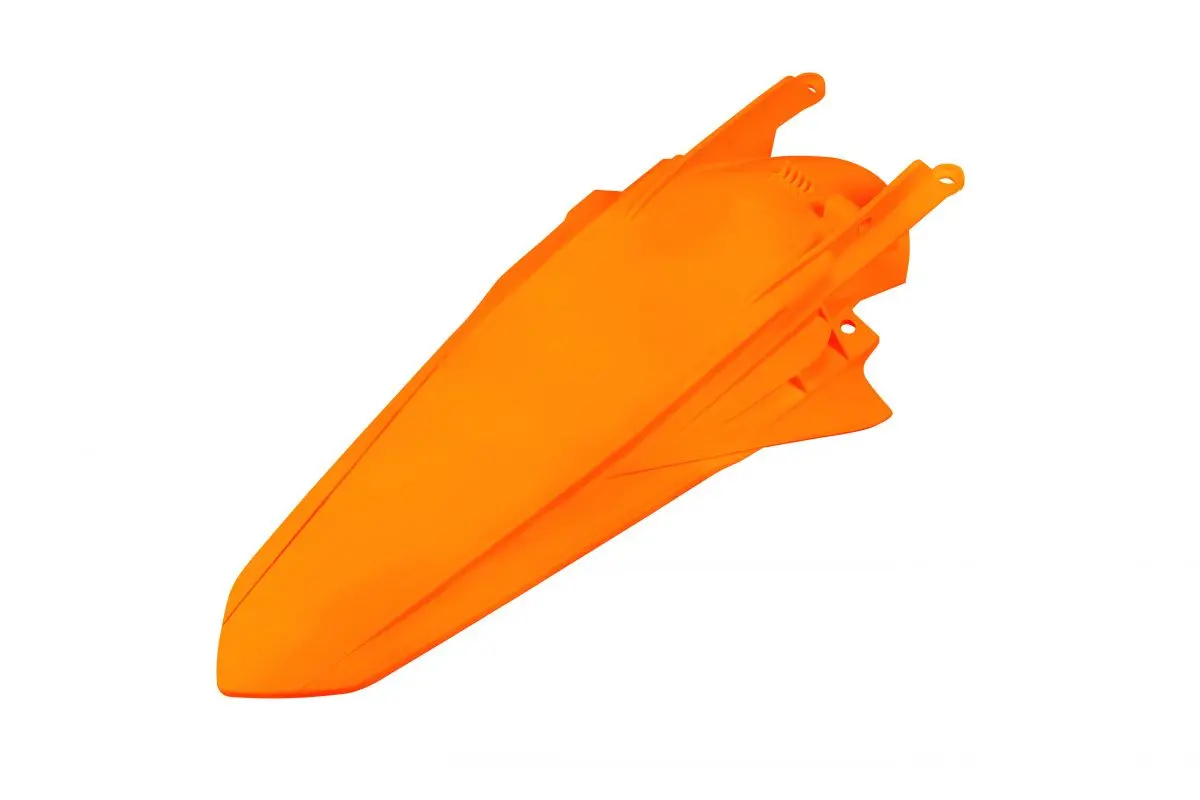 UFO zadní blatník KTM EXC 125 20-21, EXC/EXCF(EXC-F) 150/250/300/350/450/500 TPI 20-2023 barva oranžová fluorescenční (s kolíky) ENDURO ( )