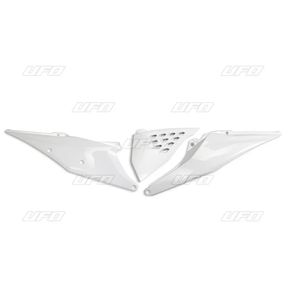 UFO boční tabulky na startovací číslo KTM SX/SXF(SX-F) 125/150/250/350/450 19-22, EXC 125 20-21, EXC/EXCF(EXC-F) 150/250/300/350/450/500 TPI 20-2023 s