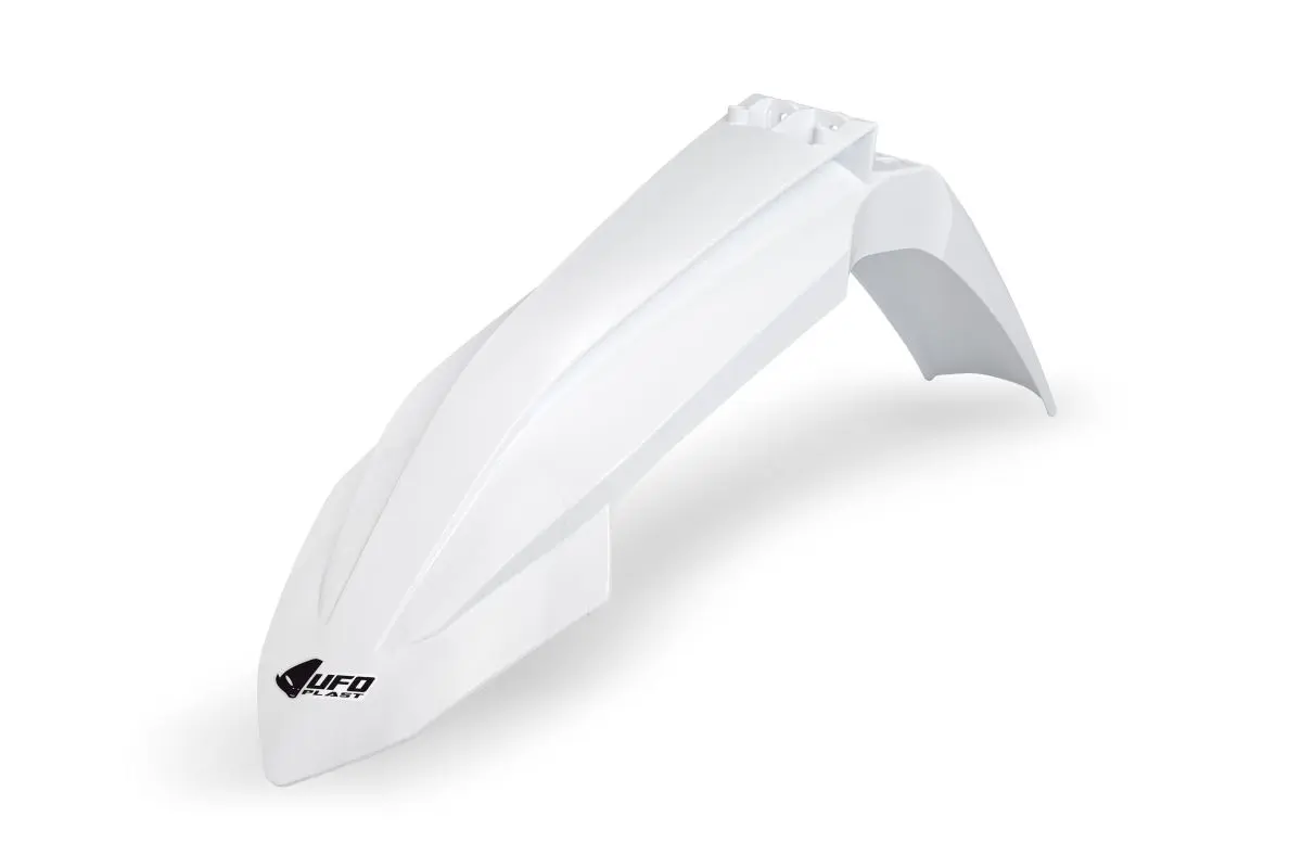 UFO přední blatník KTM SX/SXF(SX-F) 125/250/300/350/450F TBI 23-26, EXC/EXCF(EXC-F) 150/250/300/350/450/500 TBI 24-26 barva bílá (UFO přední blatník)