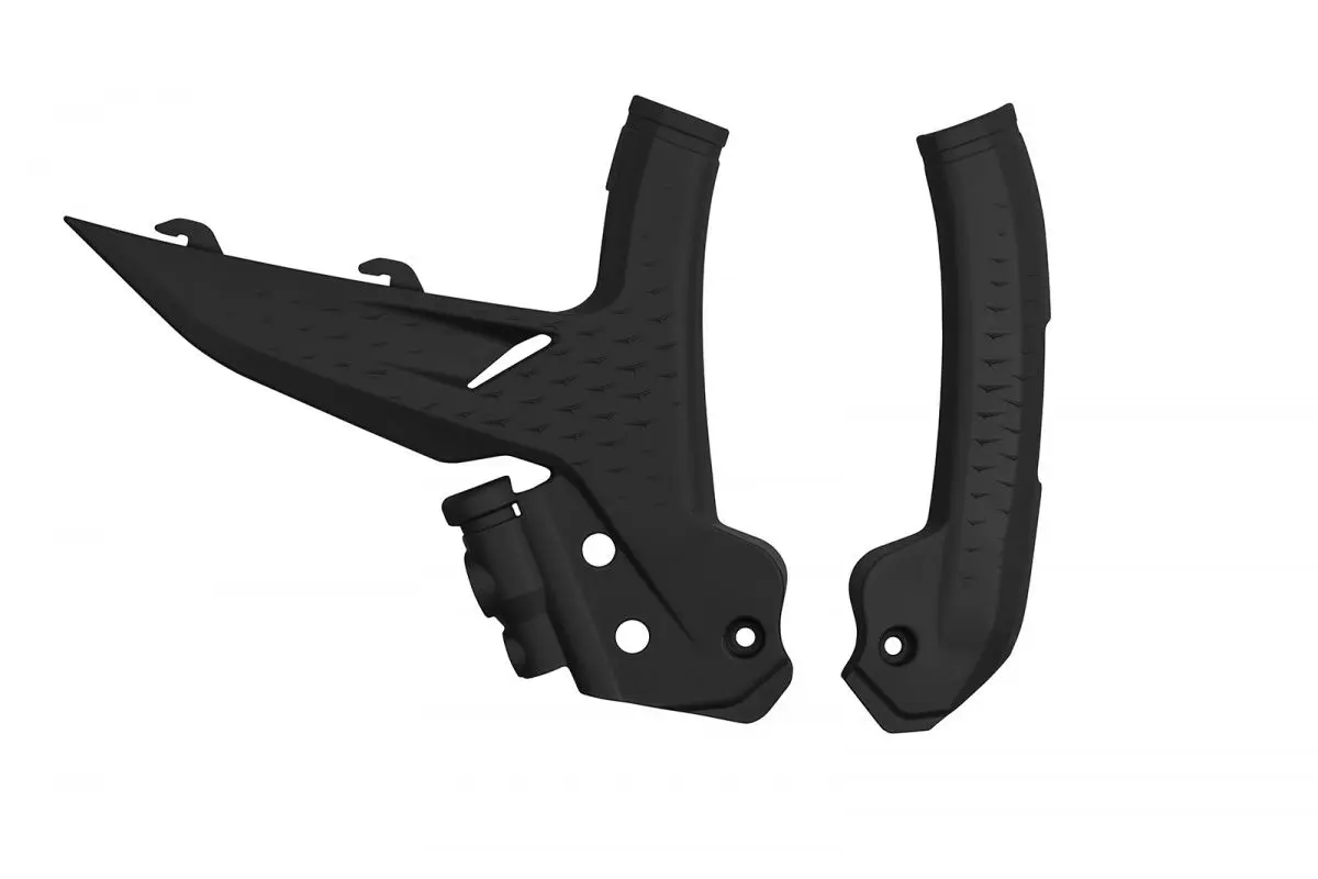 UFO kryty rámu KTM SX/SXF(SX-F) 125/250/300/350/450F TBI 23-26, EXC/EXCF(EXC-F) 150/250/300/350/450/500 TBI 24-26 barva černá (UFO kryty rámu KTM)