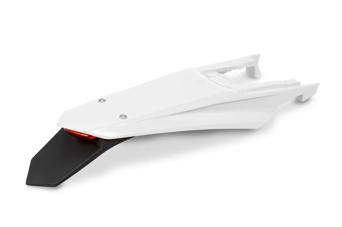 UFO zadní blatník KTM EXC/EXCF(EXC-F) 150/250/300/350/450/500 TBI 24-26 barva bílá (s LED světlem) (UFO zadní blatník KTM EXC/EXCF(EXC-F))