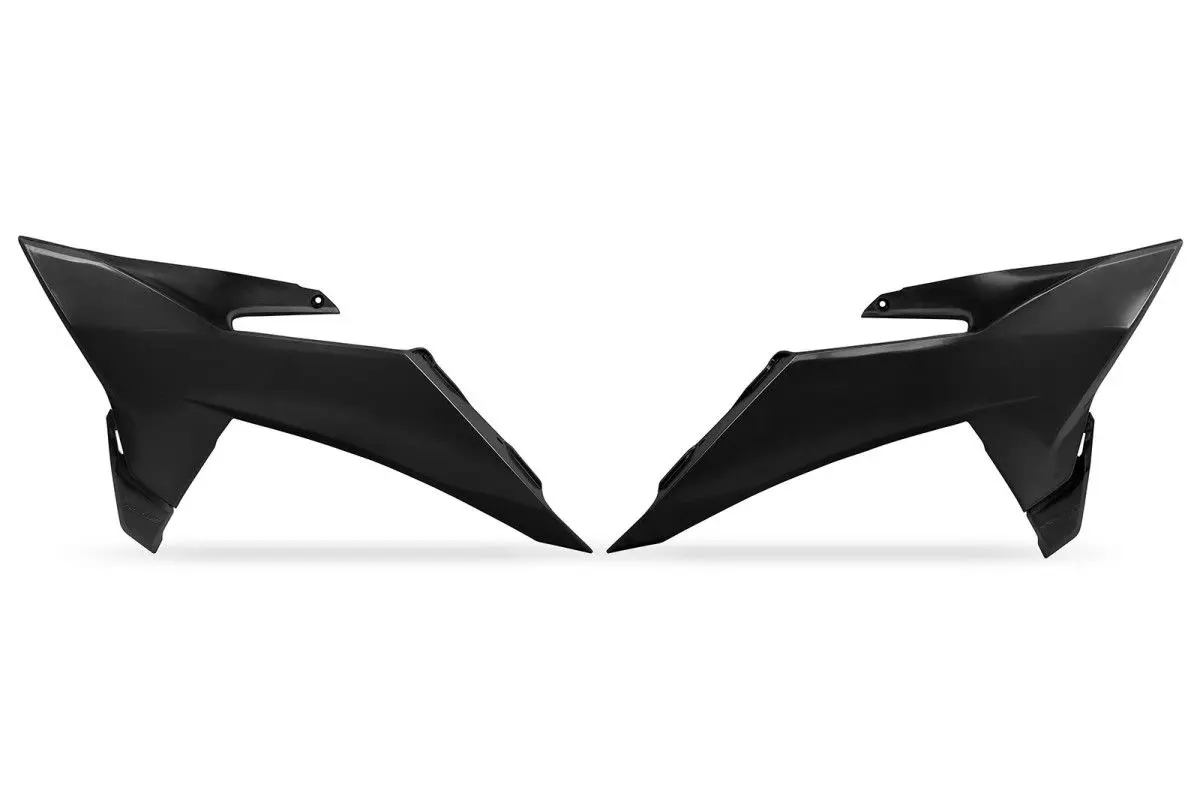 UFO kryty chladiče KTM SX 125 / 150 / 250 / 300 25-26, SXF (SX-F) 250 / 350 / 450 25-26 barva černá (UFO kryty chladiče KTM SX 125 / 150 / 250 / 300)