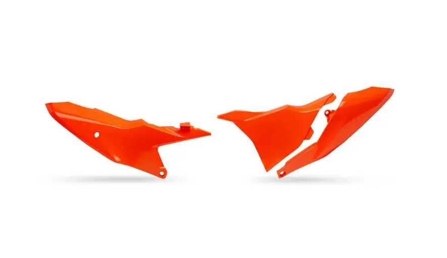 UFO boční tabulky na startovací číslo KTM SX 85 18-26 barva oranžová (UFO boční tabulky na startovací číslo KTM SX 85 18-26 barva oranžová)