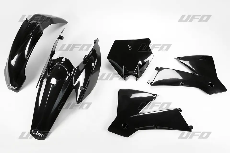 UFO kompletní sada plastů KTM SX/EXC 03-04 barva černá (KT502E001) ( )