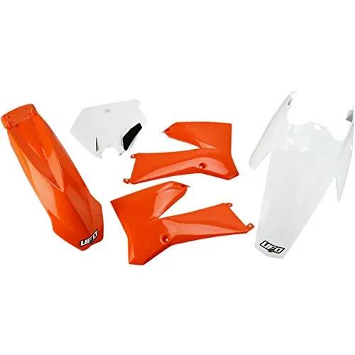 UFO kompletní sada plastů KTM SX 85 06-12 barvy OEM 11-12 (oranžová/bílá) (KT508E999) (UFO kompletní sada plastů KTM SX 85 06-12 barvy OEM 11-12)