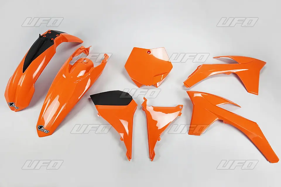 UFO kompletní sada plastů KTM SX/SXF 11 barva oranžová (KT509E127) (UFO kompletní sada plastů KTM SX/SXF 11 barva oranžová (KT509E127))
