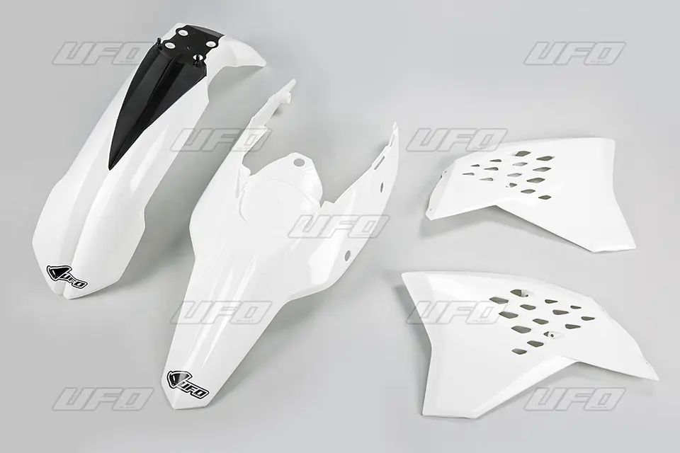 UFO kompletní sada plastů KTM EXC 09-10 barva bílá (KT511E047) (UFO kompletní sada plastů KTM EXC 09-10 barva bílá (KT511E047))