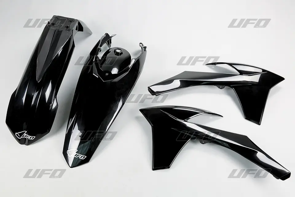 UFO kompletní sada plastů KTM EXC 12-13 barva černá (KT513E001) (UFO kompletní sada plastů KTM EXC 12-13 barva černá (KT513E001))