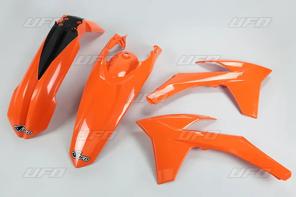 UFO kompletní sada plastů KTM EXC 12-13 barva oranžová (KT513E127) (UFO kompletní sada plastů KTM EXC 12-13 barva oranžová (KT513E127))
