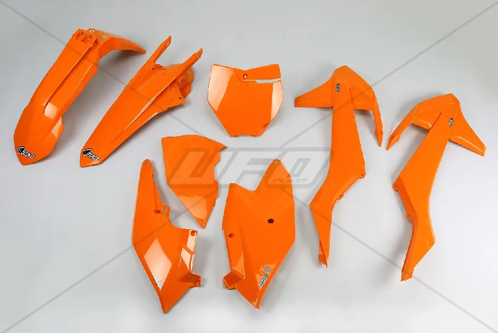 UFO kompletní sada plastů KTM SX/SXF 16-18 ( kromě SX 250 16) barva oranžová (KT517E127) (UFO kompletní sada plastů KTM SX/SXF 16-18 ( kromě SX 250)