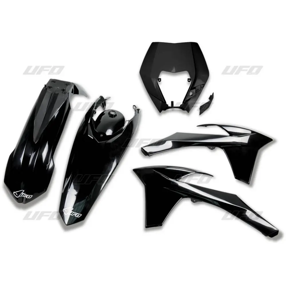 UFO kompletní sada plastů KTM EXC/EXC-F 12-13 barva černá (KT521E001) (UFO kompletní sada plastů KTM EXC/EXC-F 12-13 barva černá (KT521E001))
