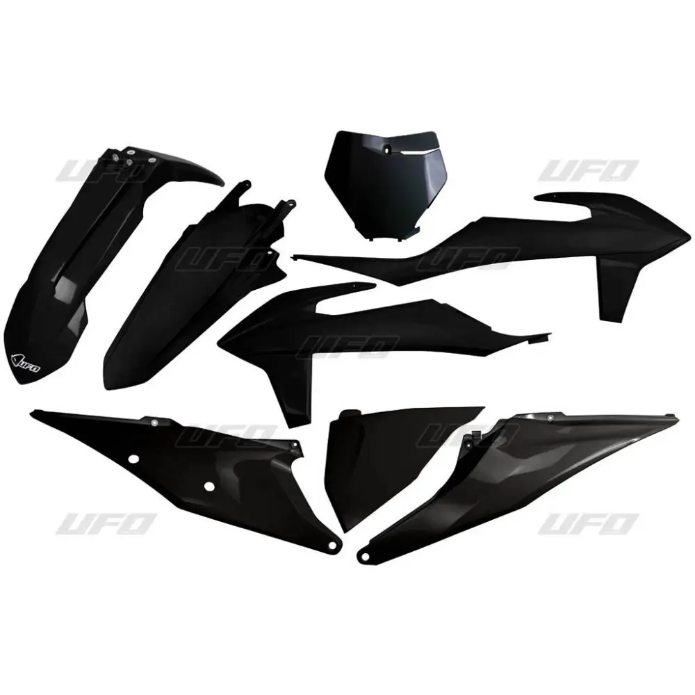 UFO kompletní sada plastů KTM SX 125/150/250 19-22, SXF (SX-F) 250/350/450 19-22 barva černá (KT522E001) ( )