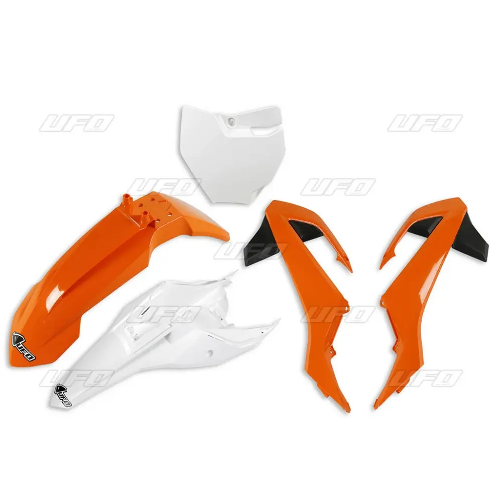 UFO kompletní sada plastů KTM SX 65 16-23 barva OEM 16 a 18 (oranžová/bílá) (KT526E999) (UFO kompletní sada plastů KTM SX 65 16-23 barva OEM 16 a 18)