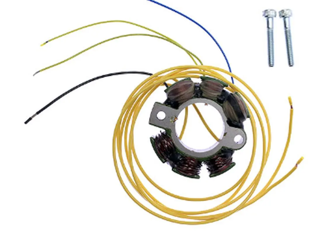 ELECTREX vinutí alternátoru (stator) se světly SUZUKI RM125 98-04, RM250 96-00 (ELECTREX vinutí alternátoru (stator) se světly SUZUKI RM125 98-04,)