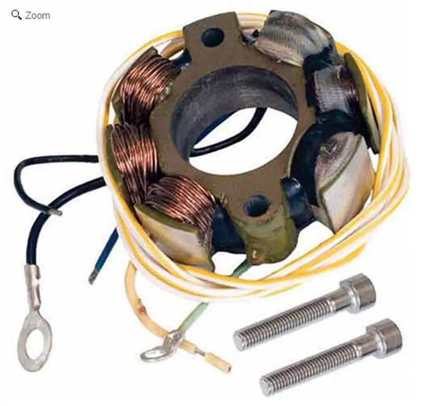 ELECTREX vinutí alternátoru (stator) se světly SUZUKI RM250 01-08 (ELECTREX vinutí alternátoru (stator) se světly SUZUKI RM250 01-08)