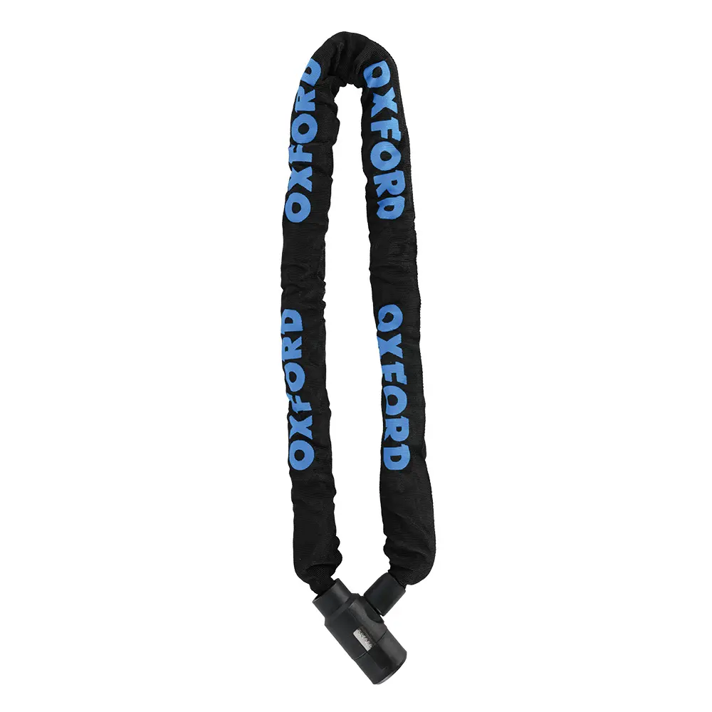 OXFORD bezpečnostní řetěz model GP CHAIN LOCK délka 1.5 metru se zámkem. průměr očka 9,5mm (OXFORD bezpečnostní řetěz model GP CHAIN LOCK délka 1.5)