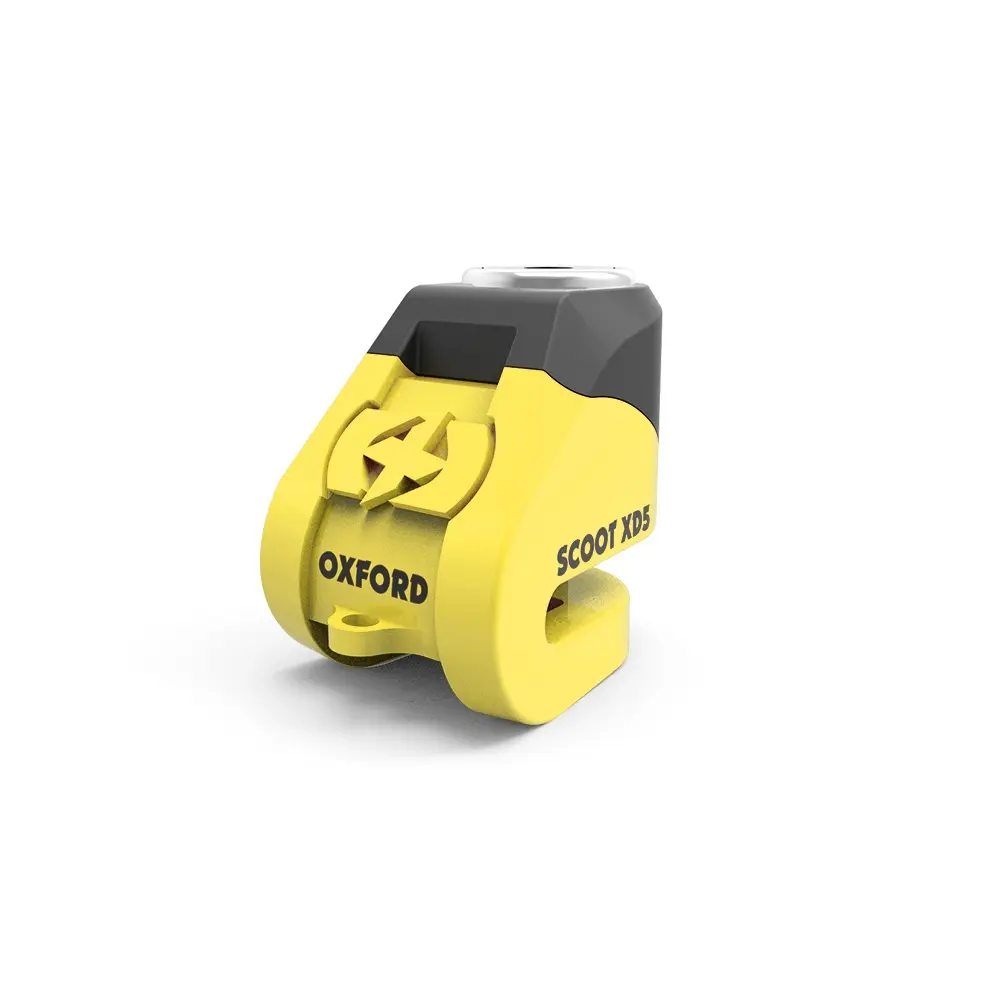 OXFORD zámek brzdového kotouče XD5, čep 5mm barva žlutá/černá (starý kód: LK260) (OXFORD zámek brzdového kotouče XD5, čep 5mm barva žlutá/černá)