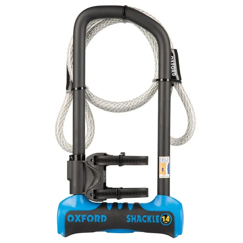 OXFORD zabezpečení proti krádeži zámek SHACKLE 14 PRO U-LOCK 320mm x 177mm barva modrá (OXFORD zabezpečení proti krádeži zámek SHACKLE 14 PRO U-LOCK)