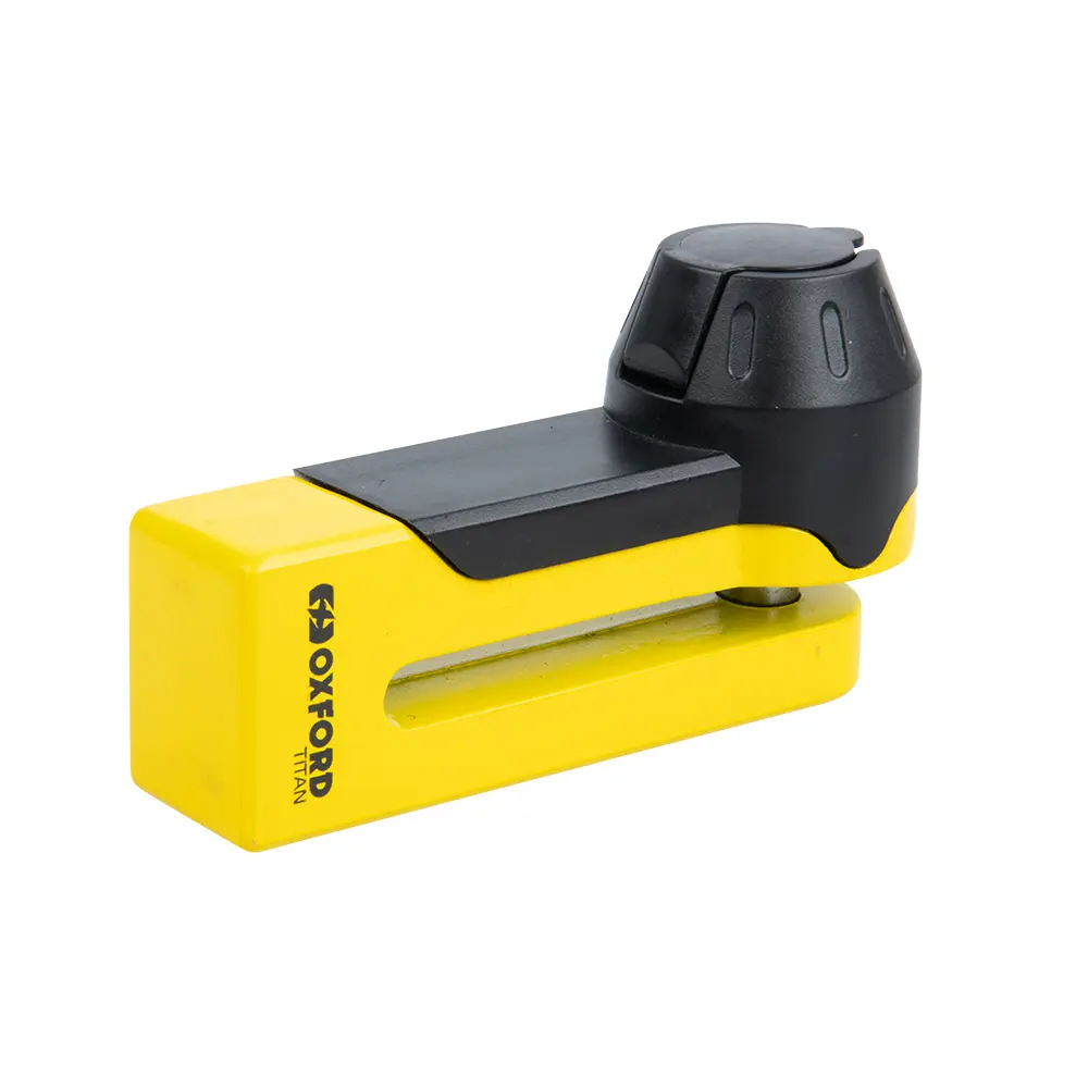 OXFORD zámek brzdového kotouče TITAN čep 10mm, barva žlutá fluorescenční (starý kód: OF51) ( )