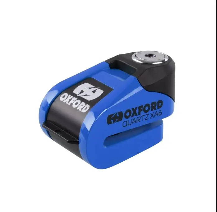 OXFORD zámek brzdového kotouče s alarmem ALPHA XA6 barva žlutá fluo (čep 6 mm) (starý kód: LK270) (OXFORD zámek brzdového kotouče s alarmem ALPHA XA6)