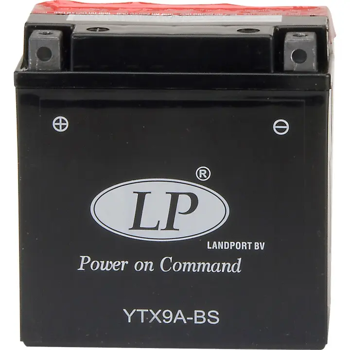LANDPORT akumulátor YTX9A-BS (MA LTX9A-BS) 12V 9AH 137X76X139 bezúdržbový - elektrolyt zvlášť (do MZ ETZ 125/150/250/251 - viz poznámky) (4) UE48