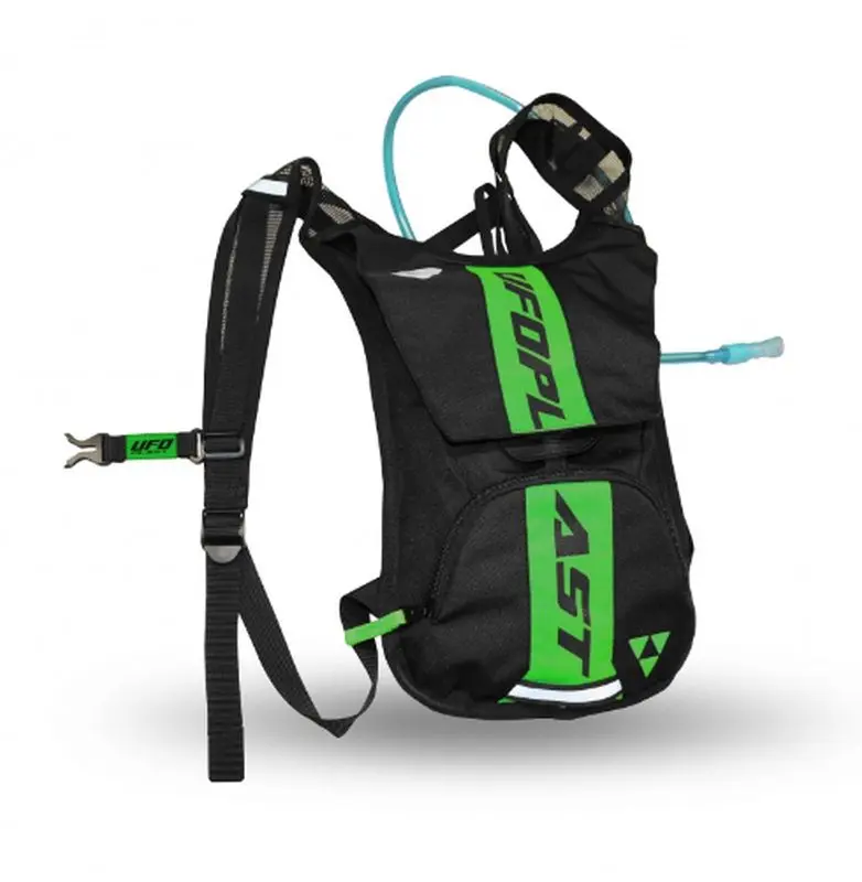 UFO CAMEL BAG (batoh) s hydratačním systémem (objem 2L) barva černá - zelená (UFO CAMEL BAG (batoh) s hydratačním systémem (objem 2L) barva černá -)