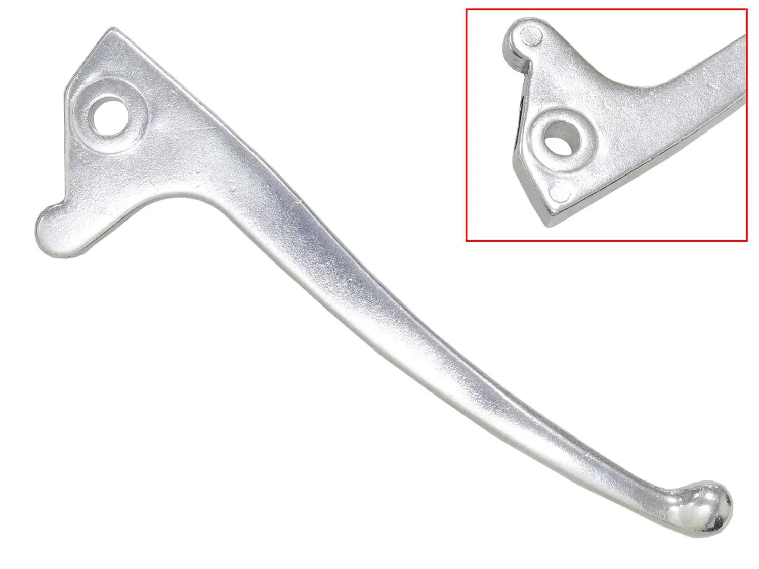 PSYCHIC páka brzdy APRILIA RS 125 '06-'12, RX 125 '08-'13, SX 125 '08-'11 (OEM: 8118730) barva stříbrná (PSYCHIC páka brzdy APRILIA RS 125 '06-'12,)