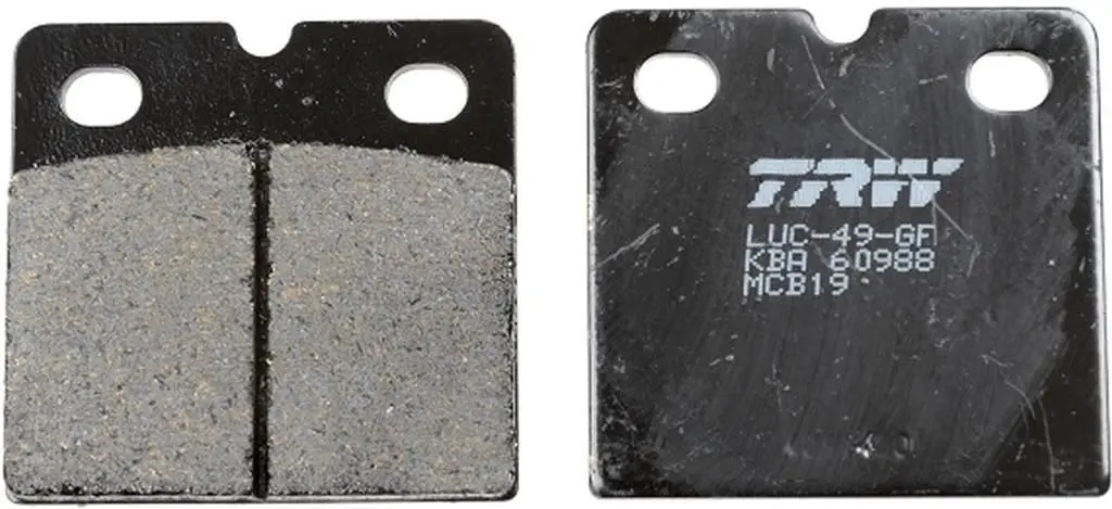 TRW ZF brzdové destičky KH18 organické BMW R 80 GS / RT K1 / K 100 LT / RS 80-92, TRIUMPH BONNEVILLE 87-, přední/zadní (TRW ZF brzdové destičky KH18)