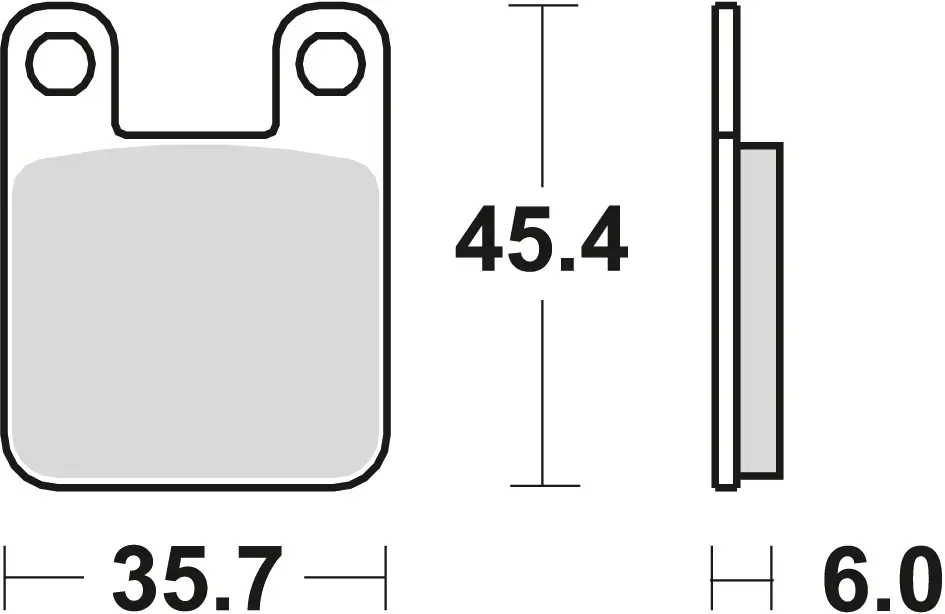 TRW ZF brzdové destičky KH115 organické KTM SX 60 / 65 98-01, SUZUKI AY 50 97-06, YAMAHA TZR 50 03-, přední/zadní (TRW ZF brzdové destičky KH115)
