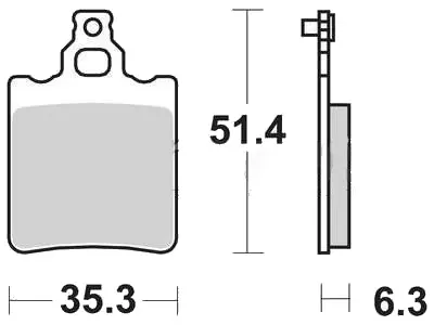 TRW ZF brzdové destičky KH60 KH337 organické APRILIA RS 50 95-10, RX 50 91-03, TUAREG 125 88-89, KTM SX 60 98-00, SX 65 00-03, zadní ( )