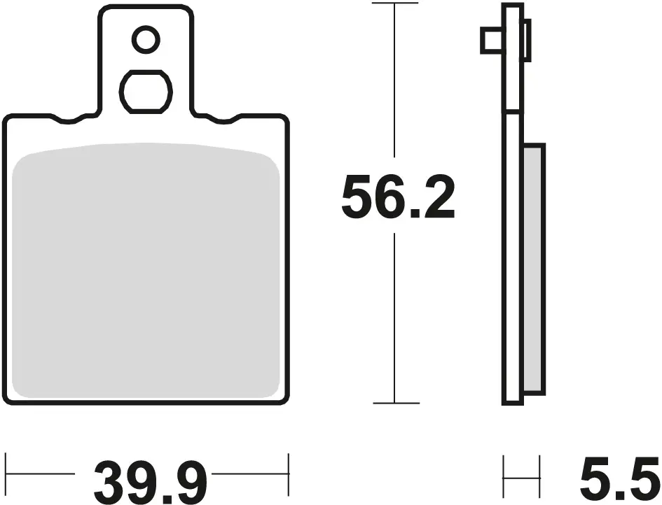TRW ZF brzdové destičky KH47/2 organické YAMAHA TZR 125 91-95, zadní (TRW ZF brzdové destičky KH47/2 organické YAMAHA TZR 125 91-95, zadní)