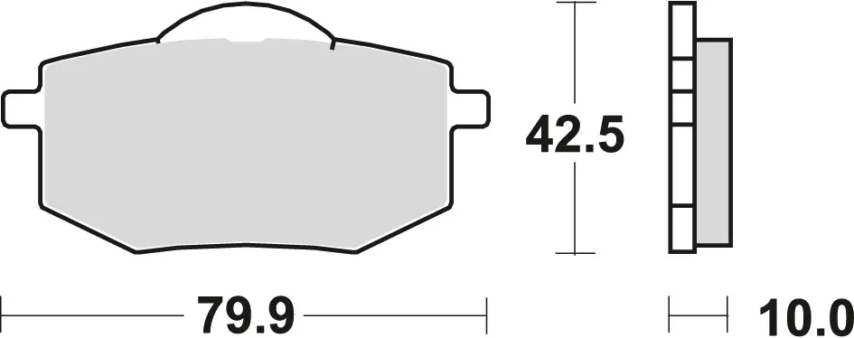 TRW ZF brzdové destičky KH136 organické YAMAHA XV 535 VIRAGO 88-94, přední (TRW ZF brzdové destičky KH136 organické YAMAHA XV 535 VIRAGO 88-94,)