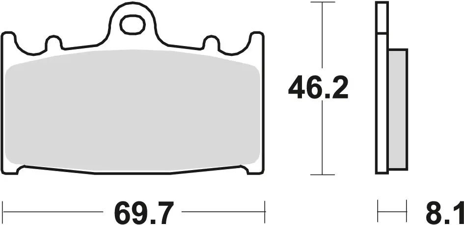 TRW ZF brzdové destičky KH158 organické KAWASAKI ZZR 600 90-05, ZXR 750 89-95, KLZ 1000 VERSYS 12-18, ZZR 1100 90-01, VN 1700 09-17, VN 2000 04-10,
