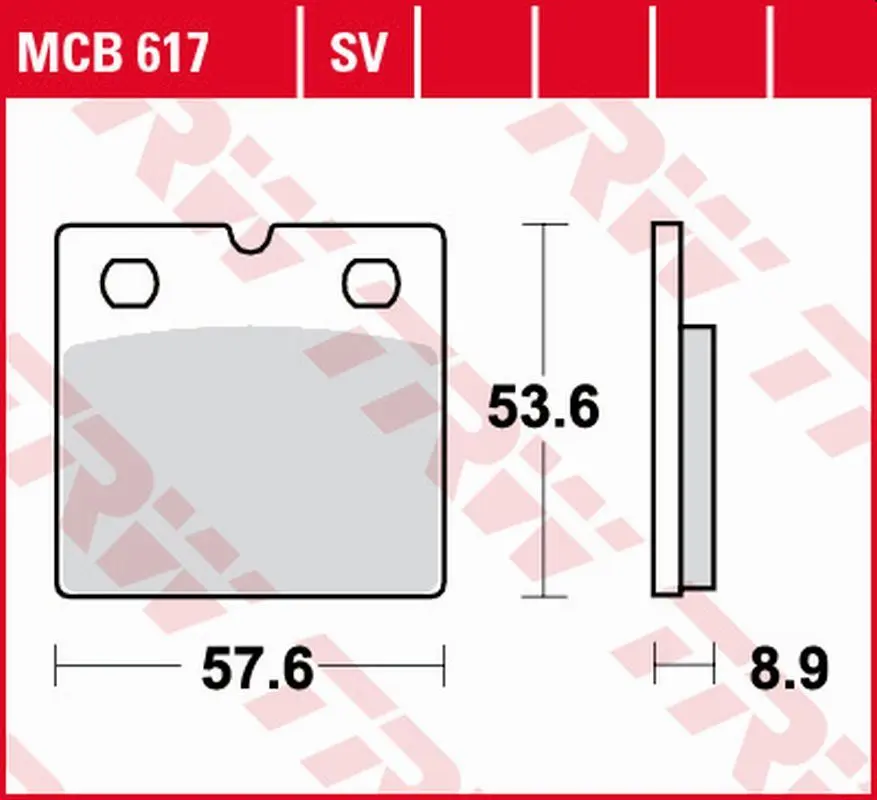 TRW ZF brzdové destičky KH171 sintrované STREET BMW R65 89-93, K75 S/RT 89-96, R80 /RT 89-95, K100 /RT/RS/LT 88-96 přední (TRW ZF brzdové destičky)