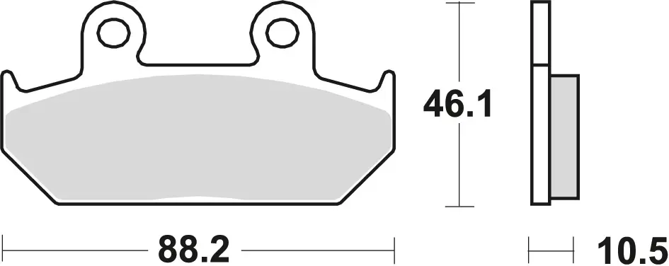 TRW ZF brzdové destičky KH124 KH412 sintrované STREET HONDA VT 600 SHADOW 89-93, XL 600V TRANSALP 91-93, NX DOMINATOR 650 88-90, XRV 650 AFRICA TWIN