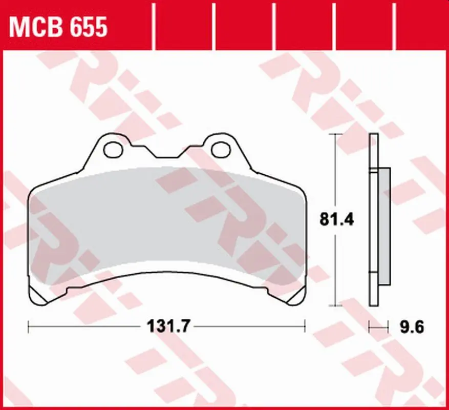 TRW ZF brzdové destičky KH191 organické YAMAHA GTS 1000 93-99 přední (TRW ZF brzdové destičky KH191 organické YAMAHA GTS 1000 93-99 přední)